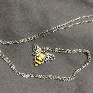 Handmade Bee Necklace 🐝
